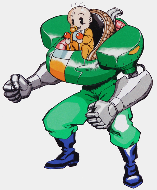 (후버. 알사탕 2개로 적들을 유린하는 슈퍼 꼬마 캐릭터다)