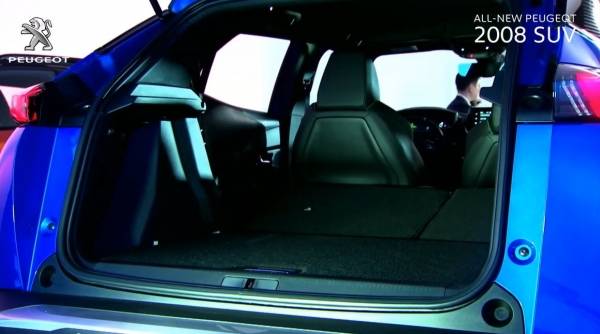 '올 뉴 푸조 e-2008 SUV' 적재공간