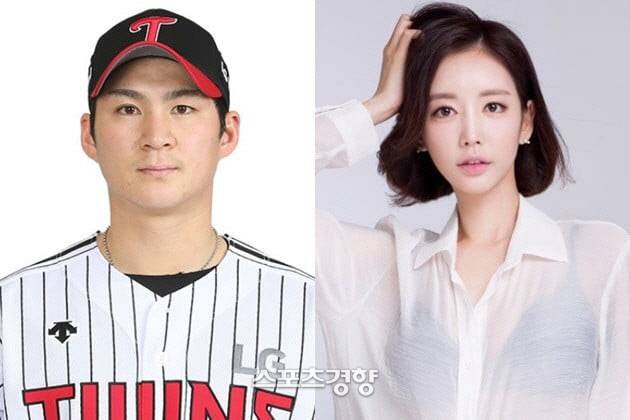 LG트윈스 오지환 선수와 아내 김영은씨, 롯데홈쇼핑 제공