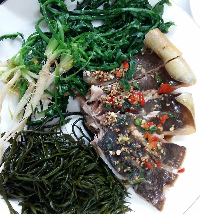 항구포차 황가오리찜