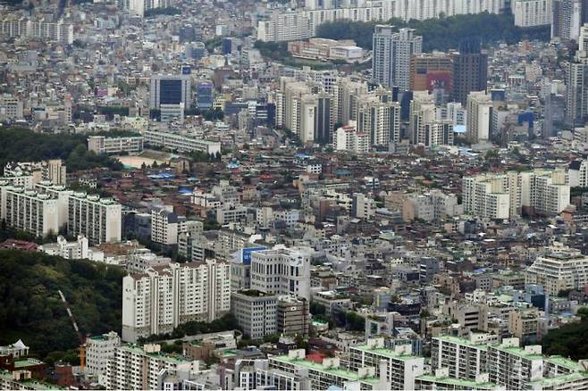 상공에서 바라본 수도권 아파트(사진=이한형 기자/자료사진)