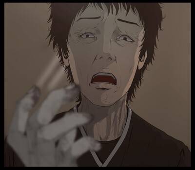 공포 시리즈 <소름> 중 ‘DEY’ 작가가 그린 <사생사>의 한 장면. 네이버웹툰 제공