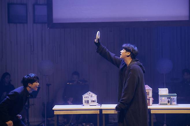 뮤지컬 ‘개와 고양이의 시간’ 공연 사진. [아떼오드]