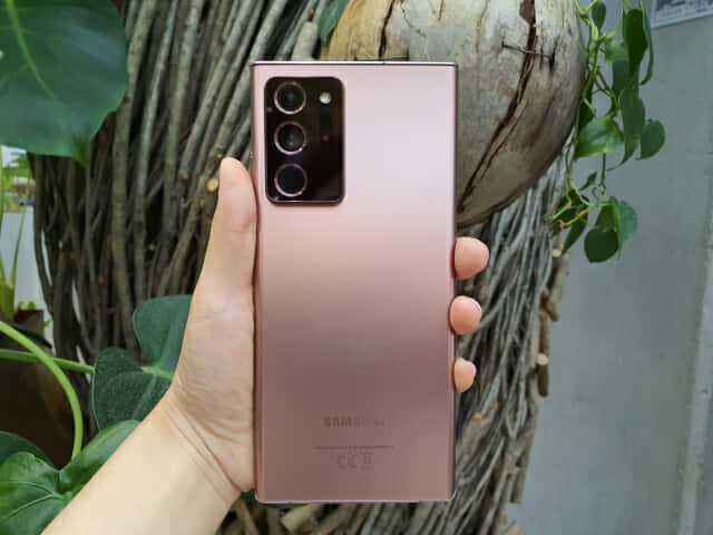 갤럭시노트20 울트라 미스틱 브론즈. (사진=지디넷코리아)