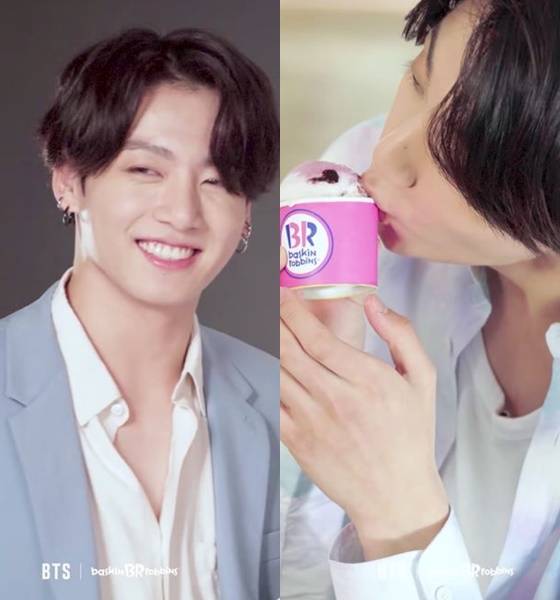 방탄소년단 정국 /사진=[배스킨라빈스 X BTS] 광고촬영장 세로직캠 방탄소년단 정국 (JungKook cam) 화면 캡쳐