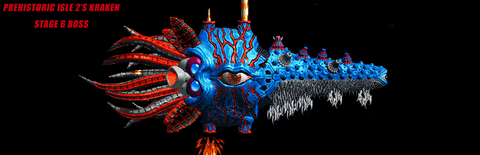 (처음에는 이런 식의 전함 형태로 등장한다. 기본 모티브는 크라켄이다)