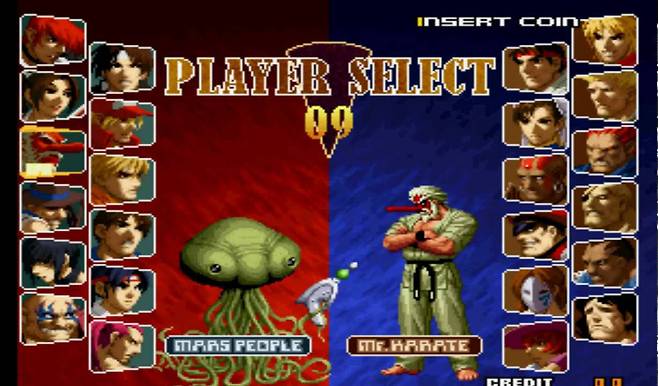 (SNK VS CAPCOM에 등장한 화성인)