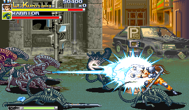 (CPS2를 활용해 화려한 이펙트를 자랑한다)