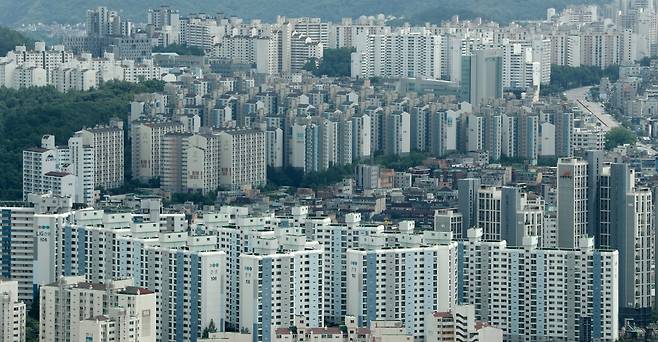 서울 시내 아파트 단지 전경. /사진제공=뉴스1