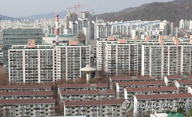 서울 노원구 일대의 아파트 단지 모습 [연합뉴스 자료사진]