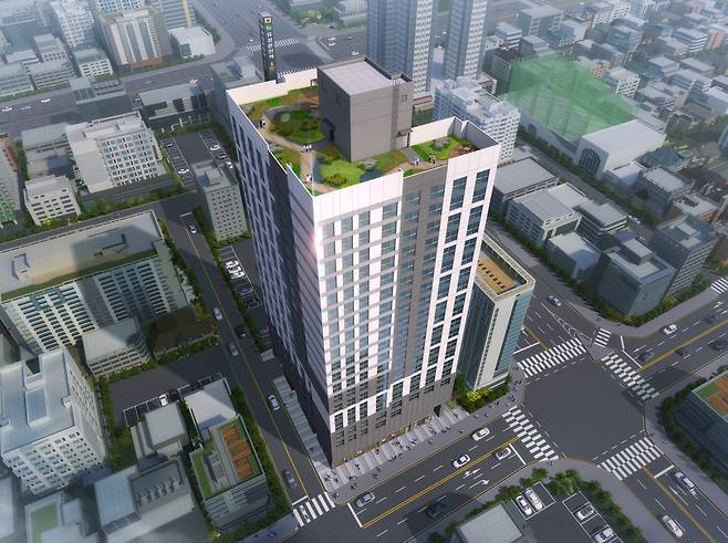 <신안, ‘대전 유성 메트로칸’ 조감도>