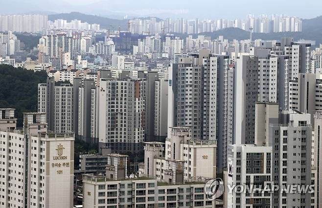 북서울꿈의숲 전망대에서 바라본 서울 시내 모습 [연합뉴스 자료사진]