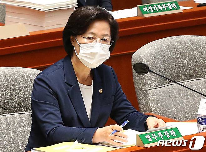 추미애 법무부장관/뉴스1 © News1 박세연 기자
