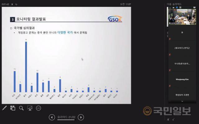 온라인 세미나 모습 발췌