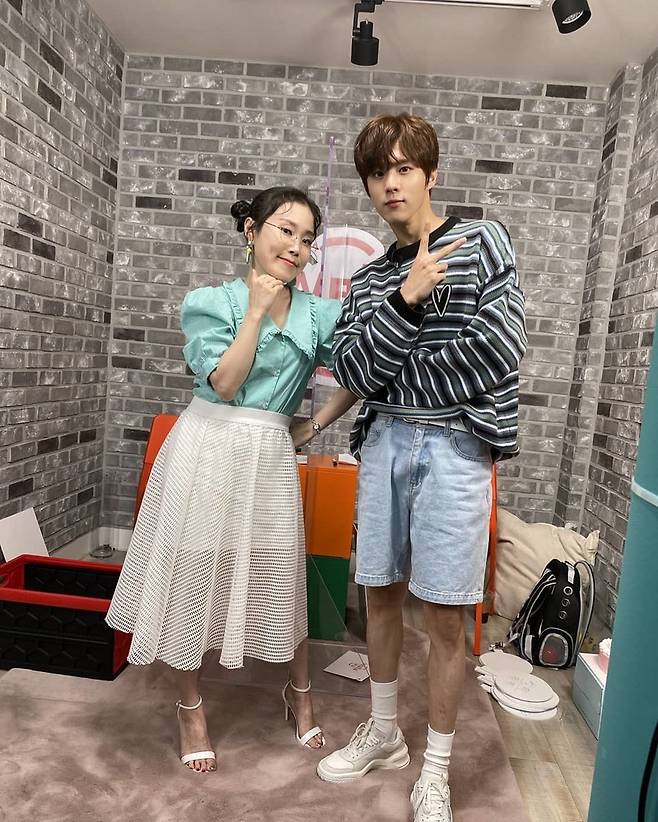박슬기 김우석(사진 왼쪽부터)