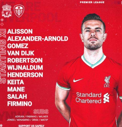 사진=리버풀 SNS