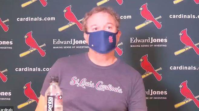 세인트루이스 마이크 실트 감독 (사진=메이저리그 화상인터뷰 캡처, 연합뉴스)