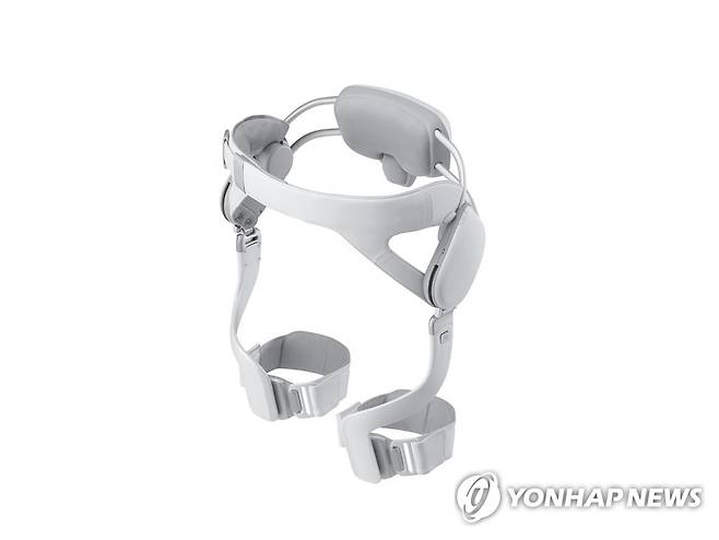 삼성전자 웨어러블 보행 보조 로봇, 국제 표준 'ISO 13482' 인증 (서울=연합뉴스) 삼성전자가 자체 개발한 웨어러블 보행 보조 로봇 'GEMS(Gait Enhancing and Motivating System) Hip'이 한국로봇산업진흥원으로부터 국제 표준 'ISO 13482' 인증을 받았다고 21일 밝혔다. 2020.9.21      [삼성전자 제공. 재판매 및 DB 금지] photo@yna.co.kr