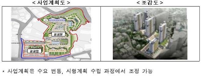 좌천역 일대 주거환경개선사업 계획도/사진= 국토부