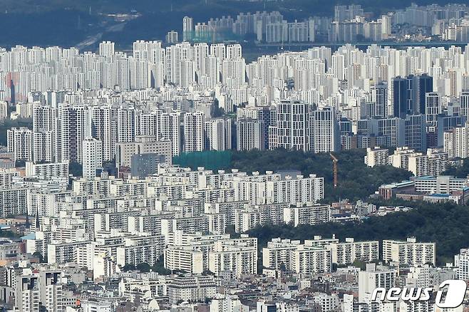 서울 시내 아파트 단지 모습. © News1 민경석 기자