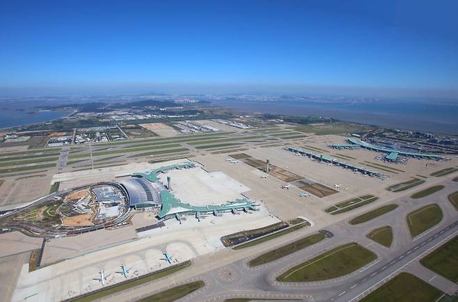 인천공항은 탑승구가 3개 건물로 나뉘어져 있다. [사진 인천공항]