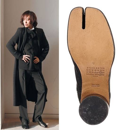 가수 양준일이 신은 타미 부츠, 양준일이 착용한 타비 부츠의 바닥면/사진=신세계인터내셔날