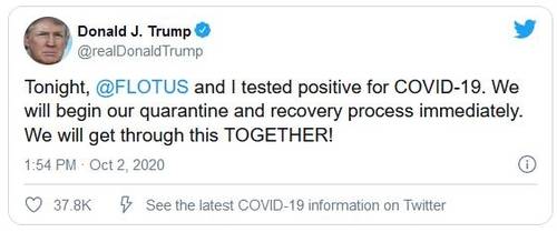 [도널드 트럼프 대통령 트위터 갈무리=연합뉴스]