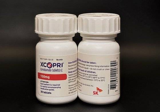 SK바이팜이 개발해 올해 5월부터 미국에서 판매가 시작된 뇌전증 신약 세노바메이트(제품명: 엑스코프리). [사진제공=SK바이오팜]