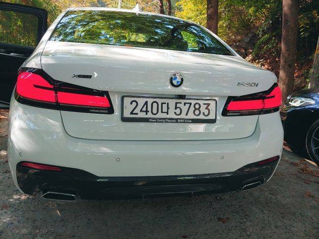 530i xDrive M스포츠패키지 후면부 ⓒ데일리안 조인영 기자