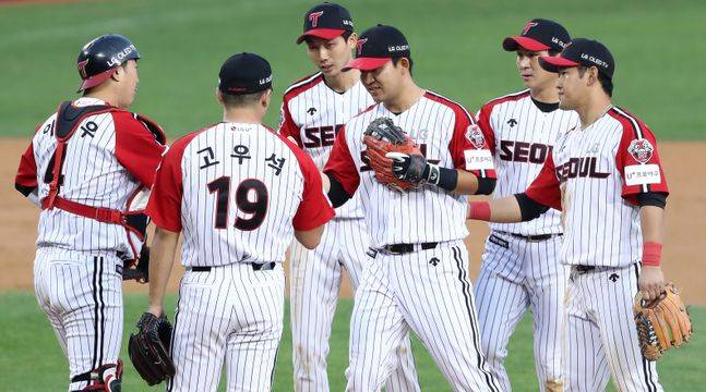 2위 굳히기에 돌입한 LG. ⓒ 뉴시스