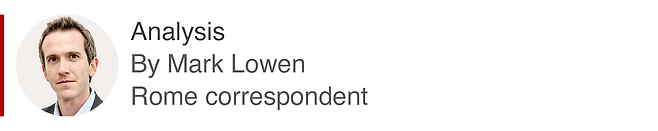 Analysis box by Mark Lowen, Rome correspondent