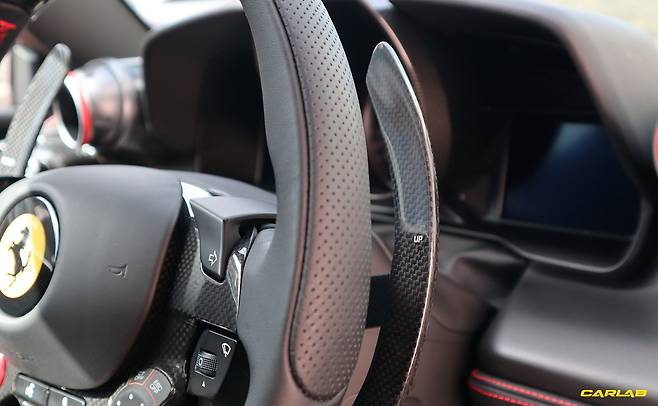 7단 DCT의 기다란 고정식 시프트페들