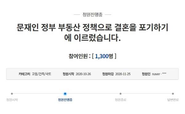 집값과 전셋값에 이어 월세까지 상승하면서 국민들의 한탄이 이어지고 있다. 청원대 국민청원 홈페이지에는 현정부의 부동산 정책을 비판하는 글이 여럿 올라오고 있다.[사진 출처 = 청와대 국민청원 홈페이지]