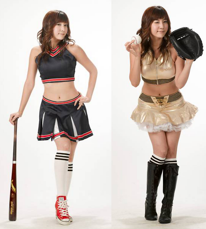 (2009프로야구 홍보모델이었던 구지성 레이싱걸)