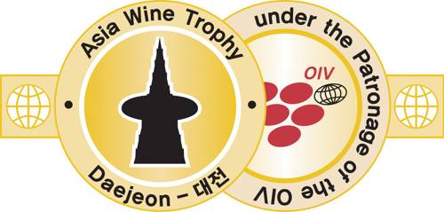 한빛탑과 대전이 담긴 아시아와인트로피 로고