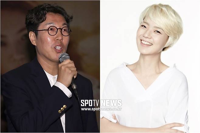 ▲ 김영철(왼쪽)과 안영미. ⓒ곽혜미 기자, YG엔터테인먼트 제공