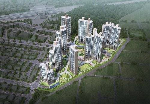 반도건설이 경기 양평에서 분양하는 ‘양평 다문지구 반도유보라 아이비파크’ 조감도
