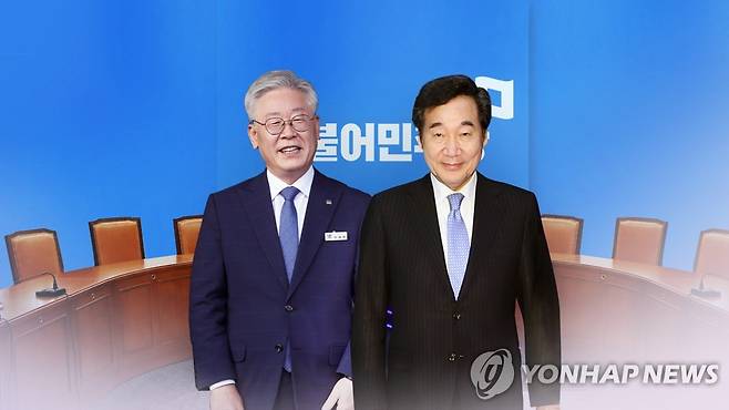 이재명 19%·이낙연 17%…대선주자 선호도 첫 역전 (CG) [연합뉴스TV 제공]