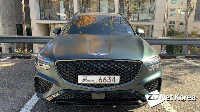 제네시스 GV70 앞모습