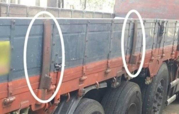 짐을 더 싣기 위해 판스프링을 불법 부착한 화물차. [사진 국토교통부]