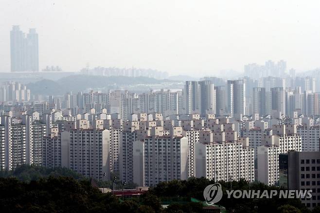 경기 수원시 영통구 일대 아파트 단지 [연합뉴스 자료사진]