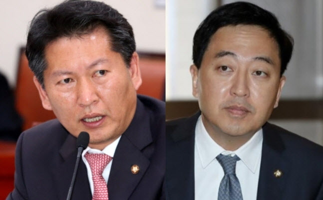 정청래 더불어민주당 의원(왼쪽), 금태섭 민주당 전 의원 (사진=연합뉴스/뉴스1)