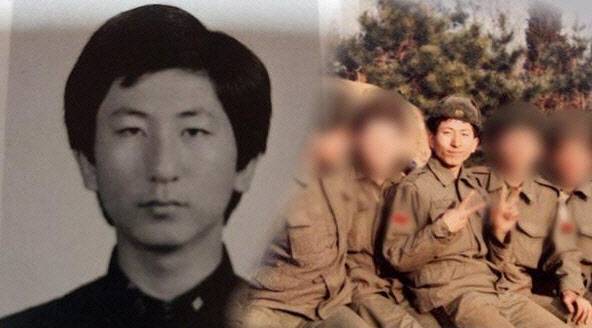 이춘재 고등학교 졸업사진, 군 복무 시절 사진. (사진=SBS ‘그것이 알고 싶다’ 방송 화면 캡처)