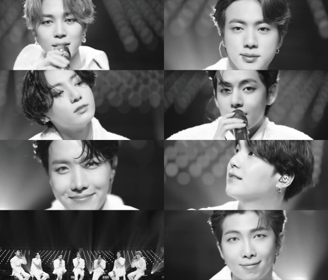 그룹 방탄소년단(BTS)이 20일 발매한 새 앨범 ‘BE’의 타이틀곡 ‘Life Goes On’의 한 장면. /사진제공=빅히트엔터테인먼트