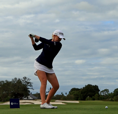 2020년 미국여자프로골프(LPGA) 투어 펠리컨 위민스 챔피언십 골프대회에 출전한 스테파니 메도우가 단독 3위로 우승 경쟁에 가세했다. 사진제공=Getty Images