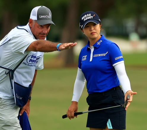 2020년 미국여자프로골프(LPGA) 투어 펠리컨 위민스 챔피언십 골프대회에 출전한 김세영 프로가 단독 선두로 우승 경쟁을 벌인다. 사진제공=Getty Images