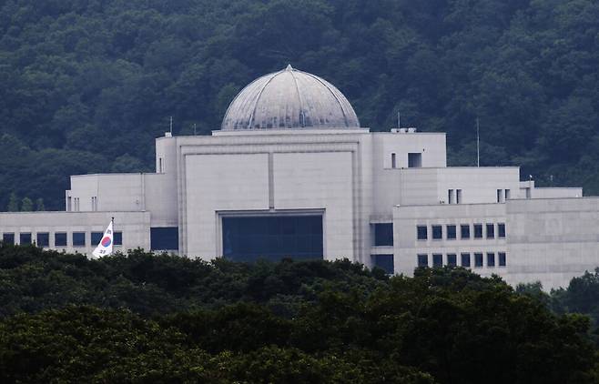 서울시 내곡동에 위치한 국가정보원의 전경. <한겨레> 자료사진