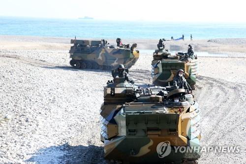 해병대 한국형돌격장갑차(KAAV) [연합뉴스 자료사진]