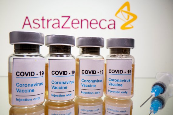 아스트라제네카의 코로나19 백신 가상도. 사진=로이터뉴스1