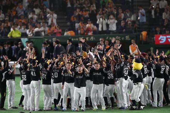 ▲ 소프트뱅크가 4년 연속 일본시리즈 우승을 차지했다. 일본시리즈에서만 12연승이다. ⓒ 소프트뱅크 호크스 홈페이지
